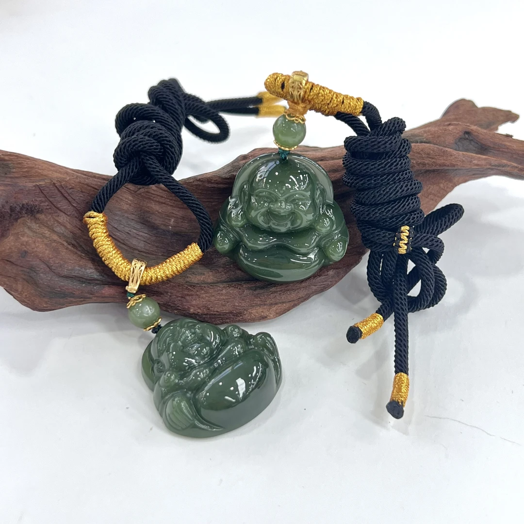 【小宝珠宝】6 S12107-和田玉吊坠-多样性发一件-35*11mm