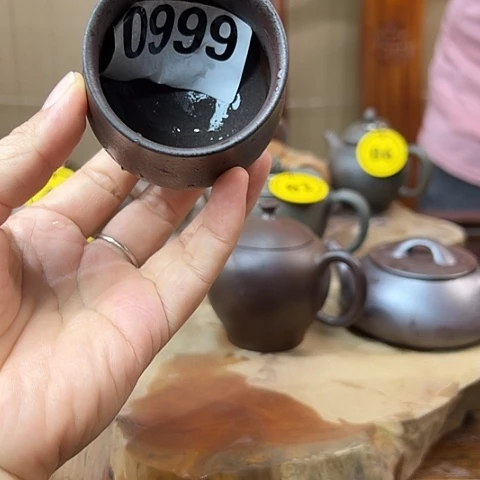 戬谷龙窑柴烧茶杯0999