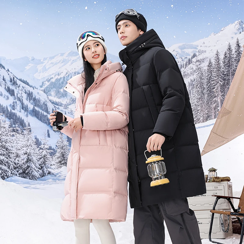情侣长款羽绒服新年特惠男女同款保暖外套 A26608.Q