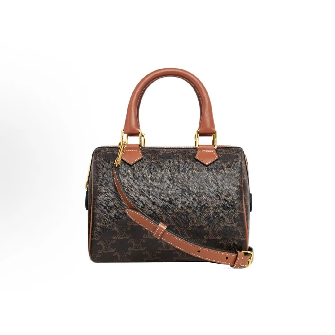 95新 Celine/思琳 赛琳凯旋门小号枕头包波士顿 13938308二奢