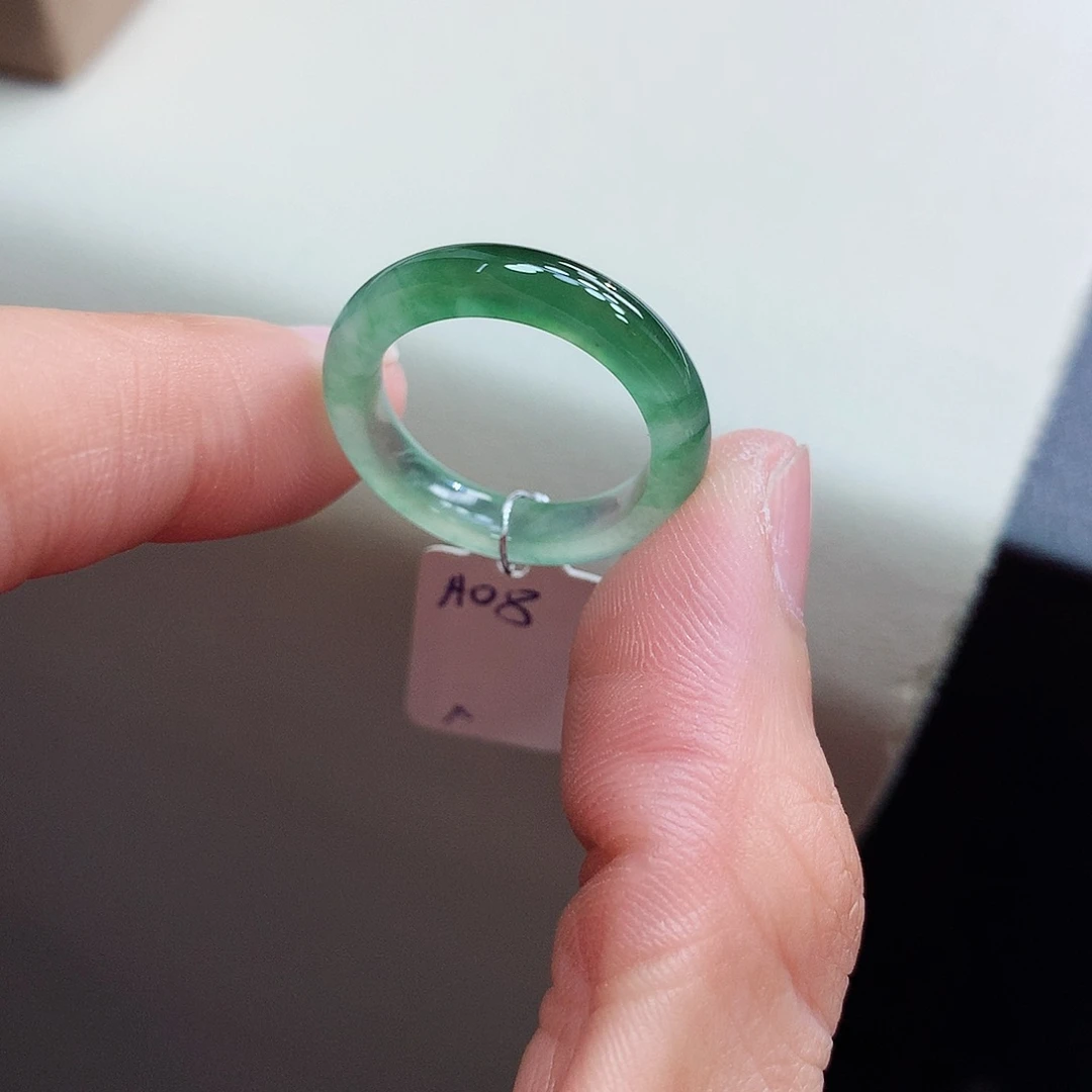 未镶嵌戒指翡翠13-14号