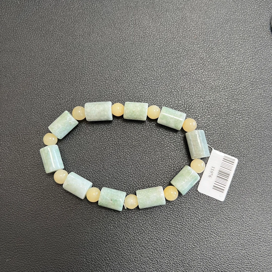 天然A货翡翠-路路通手串（多样性发）11076