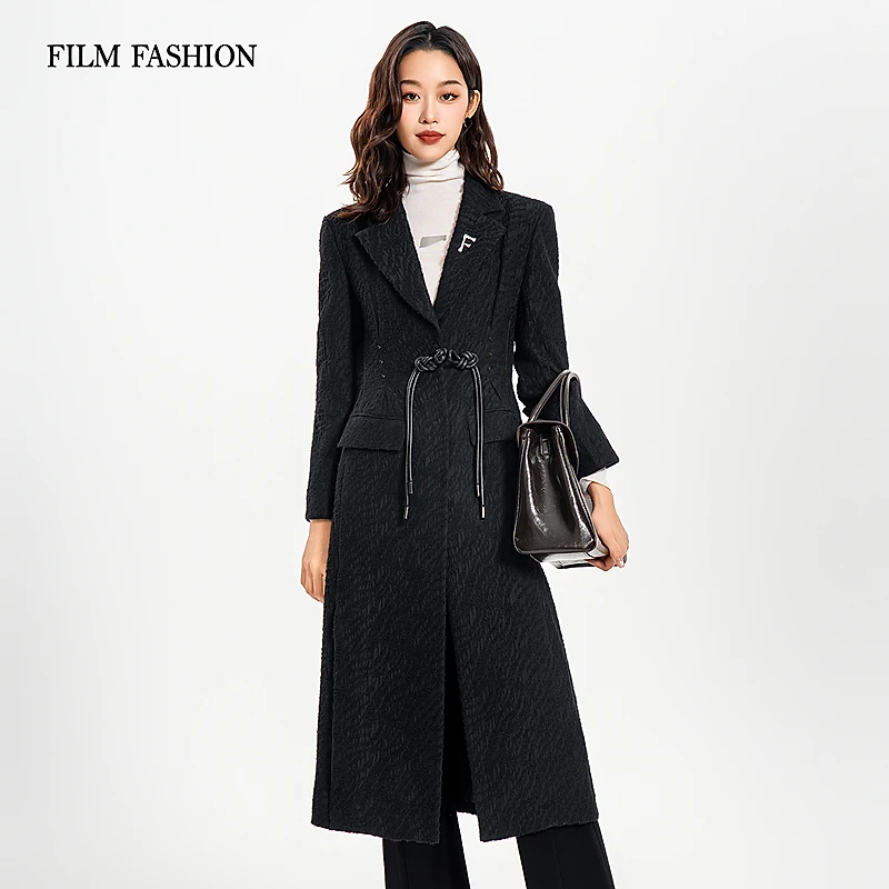 【小花专属】冬季新款肌理感大衣中长款女士 FFRG146724