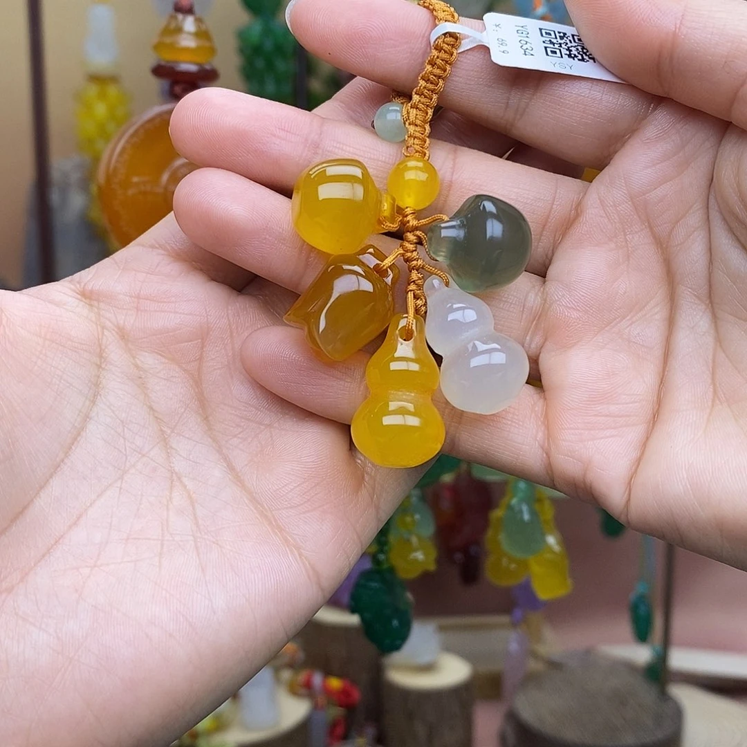 玛瑙/玉髓未镶嵌车挂