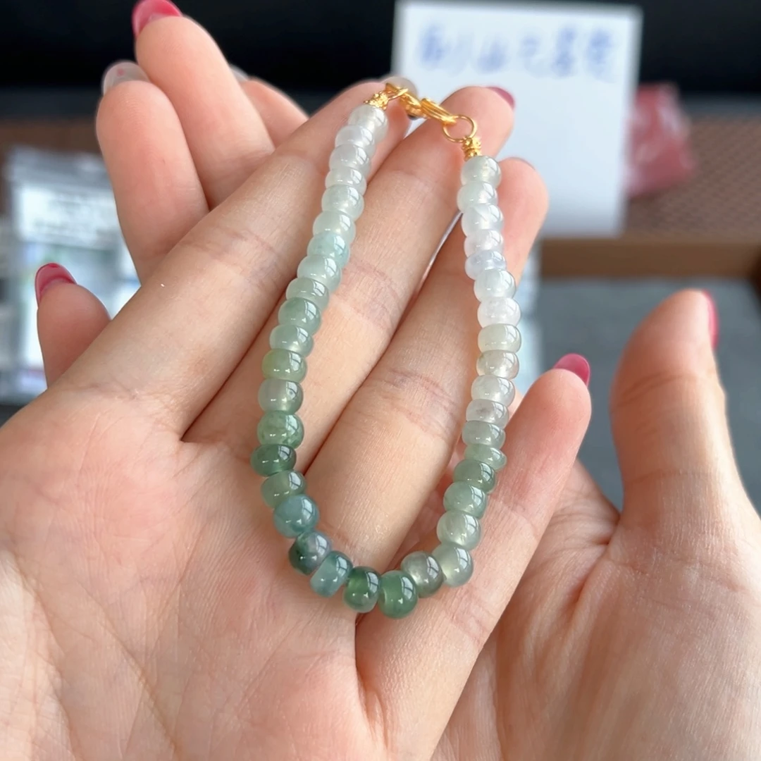 翡翠未镶嵌手串106号买断