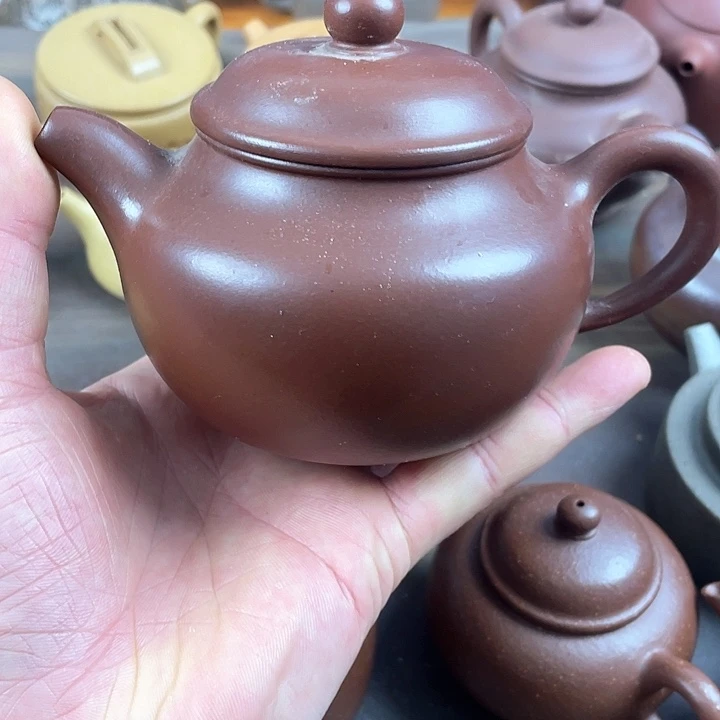 紫砂茶壶处理一把