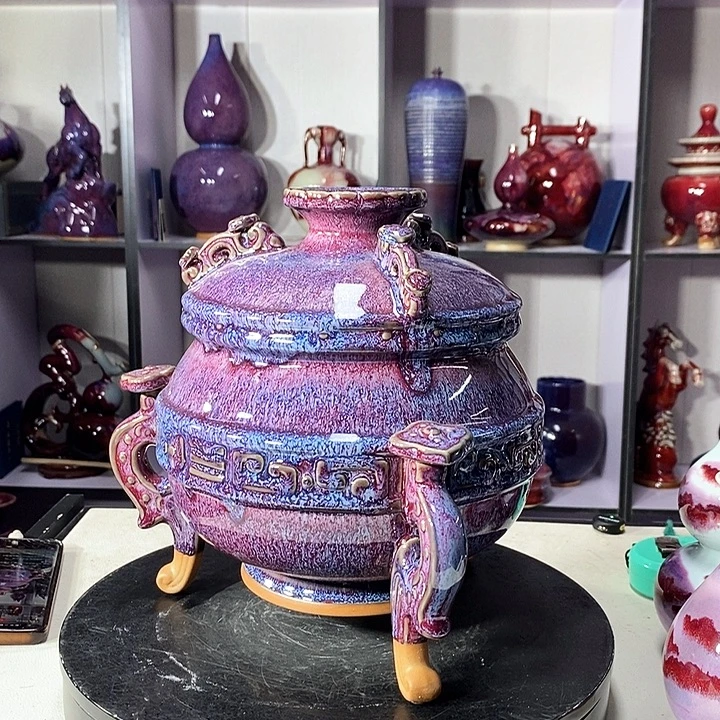 瓷片中国少垕精品钧瓷