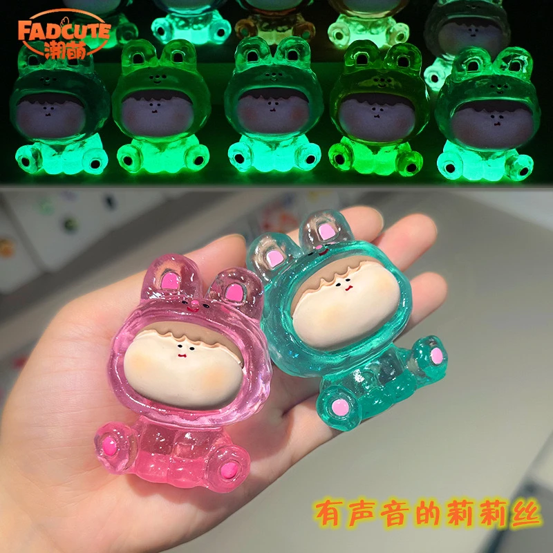 【直播代拆】有声音的夜光大号兔子莉莉丝diy摆件