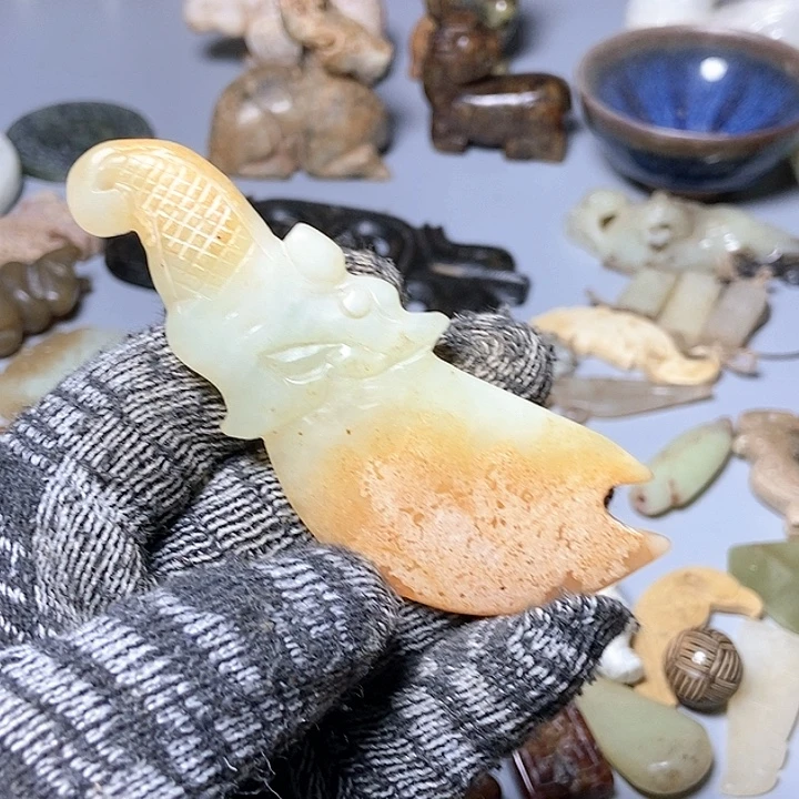 和田玉未镶嵌颈饰149