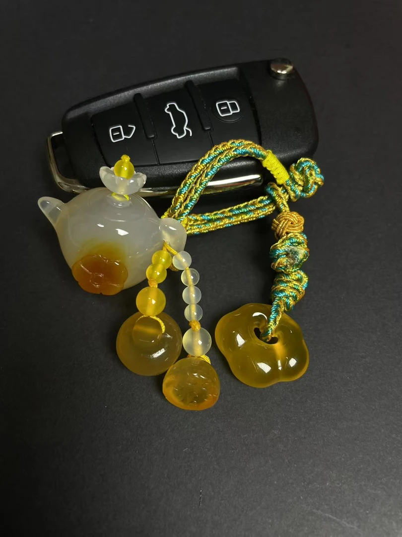 把把胡 玛瑙把把壶 车钥匙扣 包包挂件
