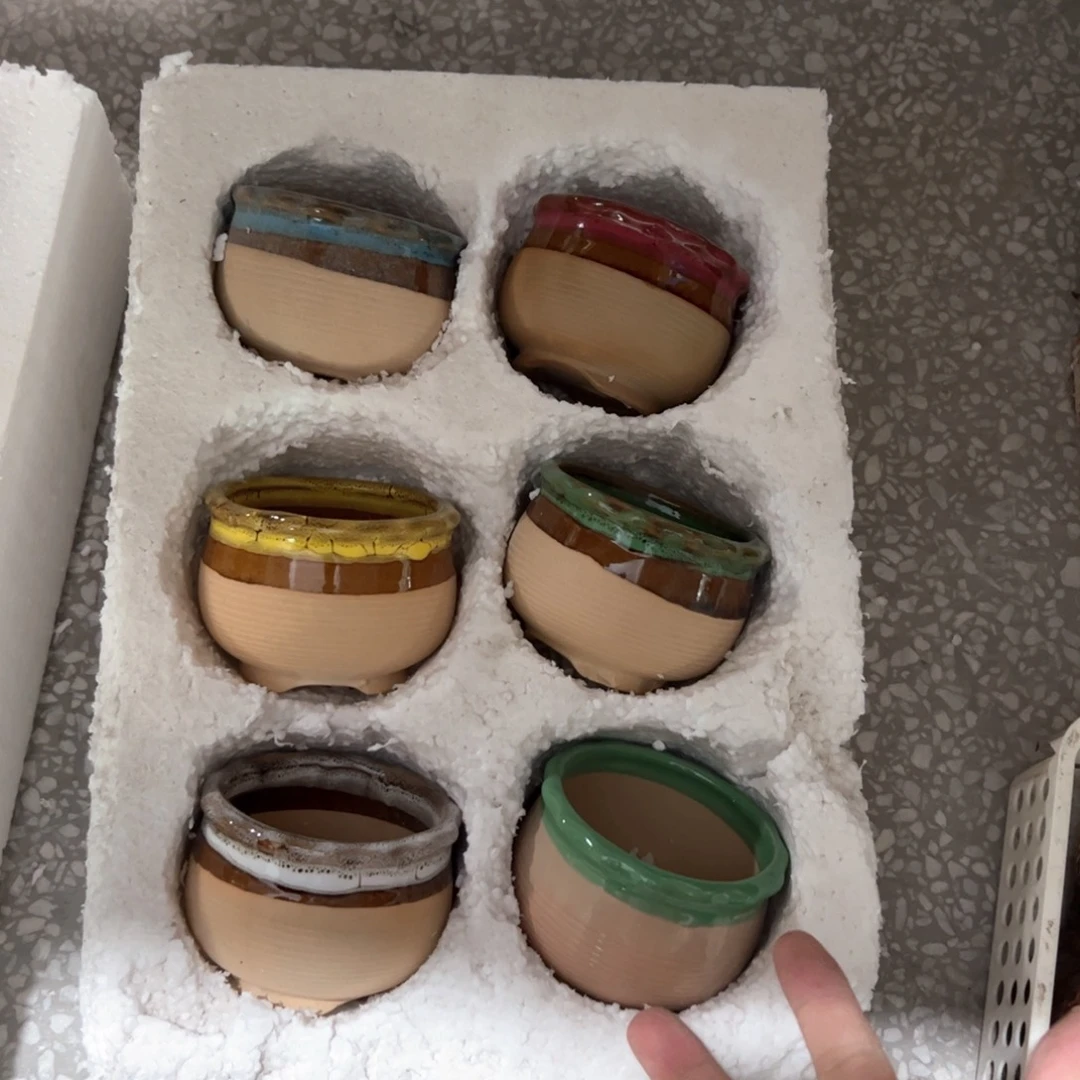 陶瓷多肉小花盆@@1