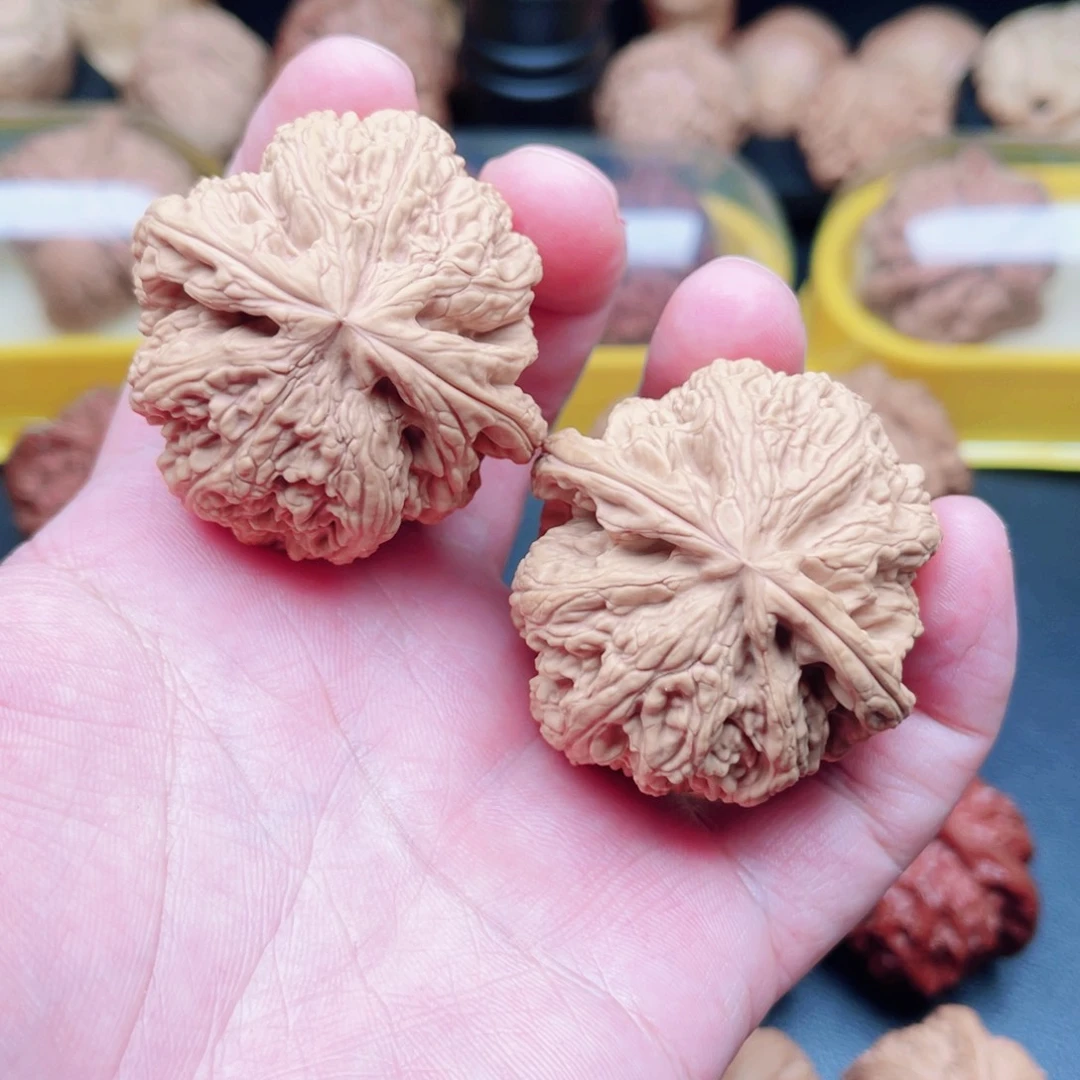 文玩核桃把件平谷大粗筋43×44×37