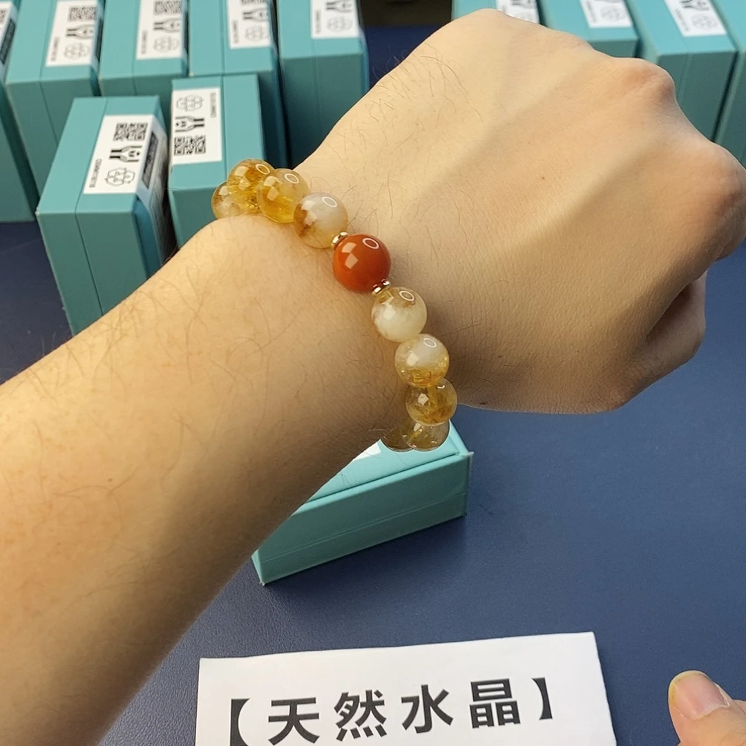 手链水晶银S925镶嵌