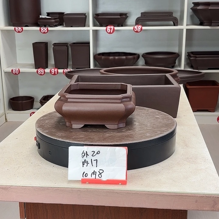 花盆紫砂切角小四方