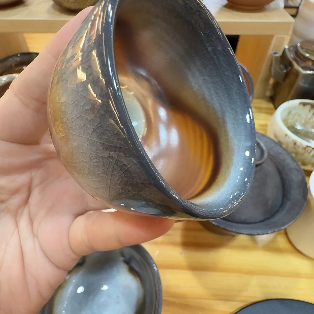 手工手作古柴烧主人杯