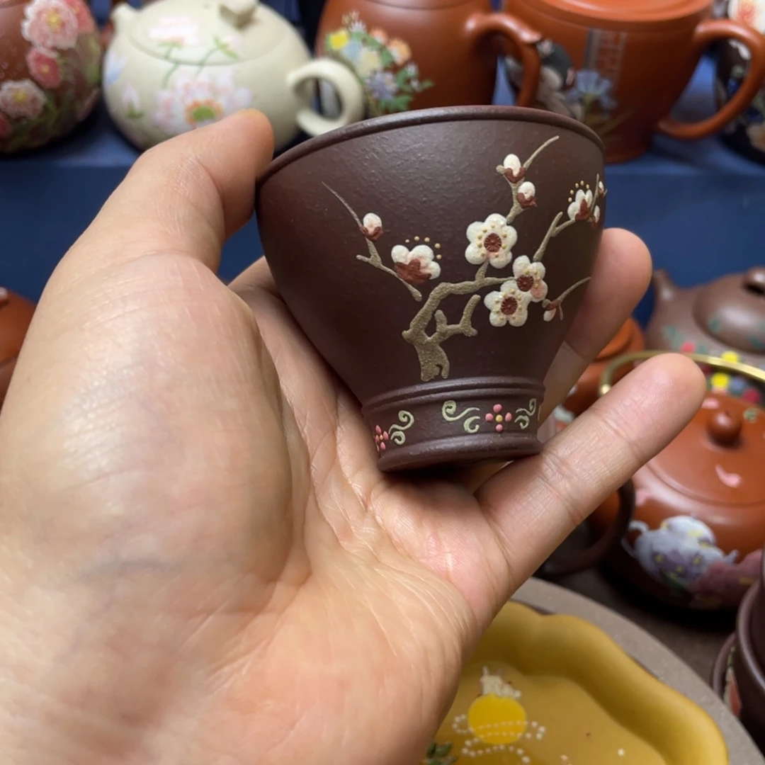 紫砂茶杯紫砂主人杯100cc