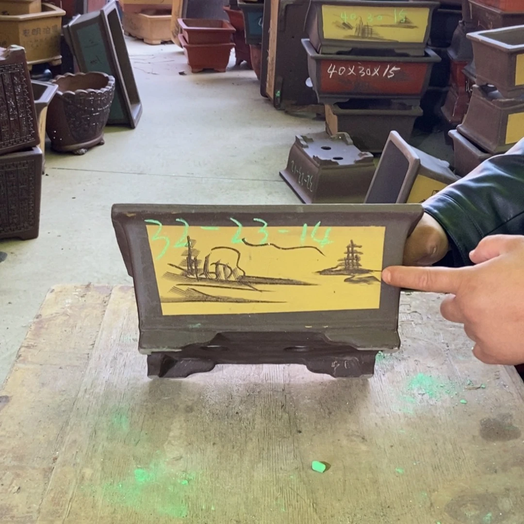 段泥花盆紫砂紫砂