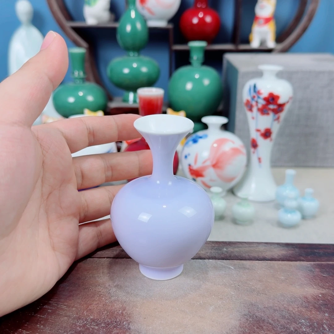 陶瓷手工小花器摆件