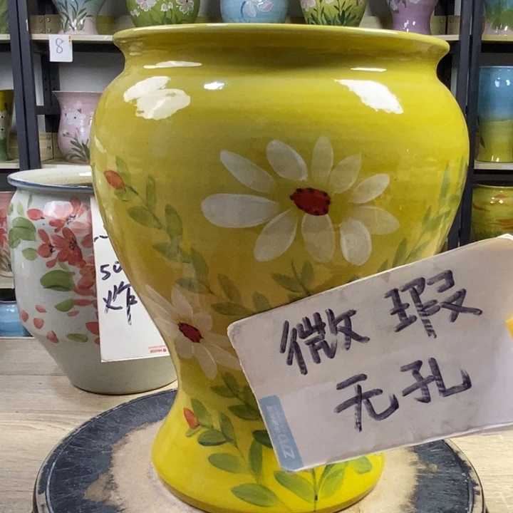 景德镇高温陶瓷花盆