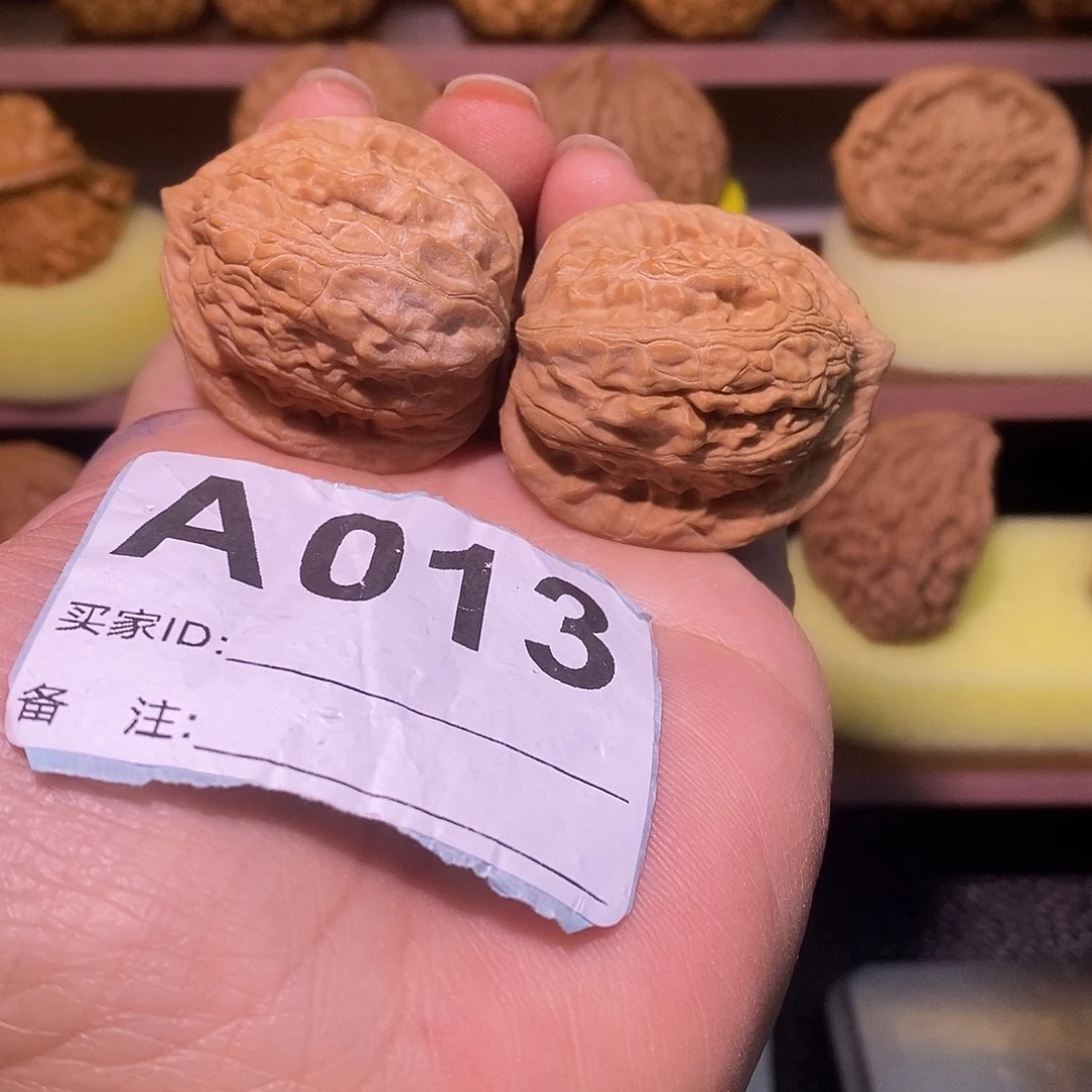 文玩核桃把件36全品老款公子帽