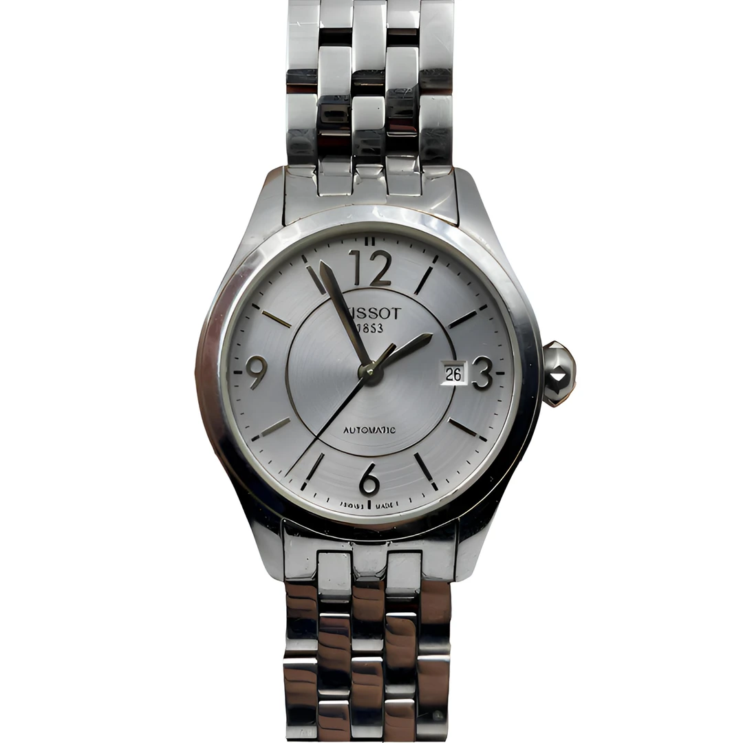 99新 Tissot/天梭 自动机械女表T038.007.11.037.00表径27