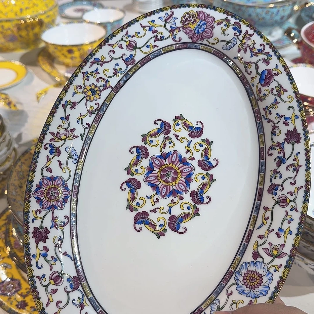 骨瓷骨瓷珐琅彩工艺