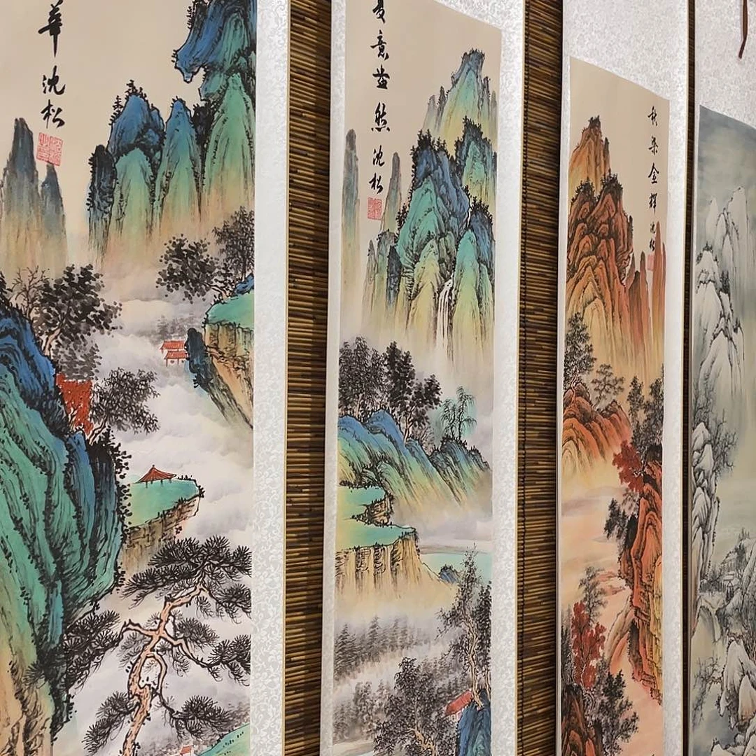 国画老师手绘作品w