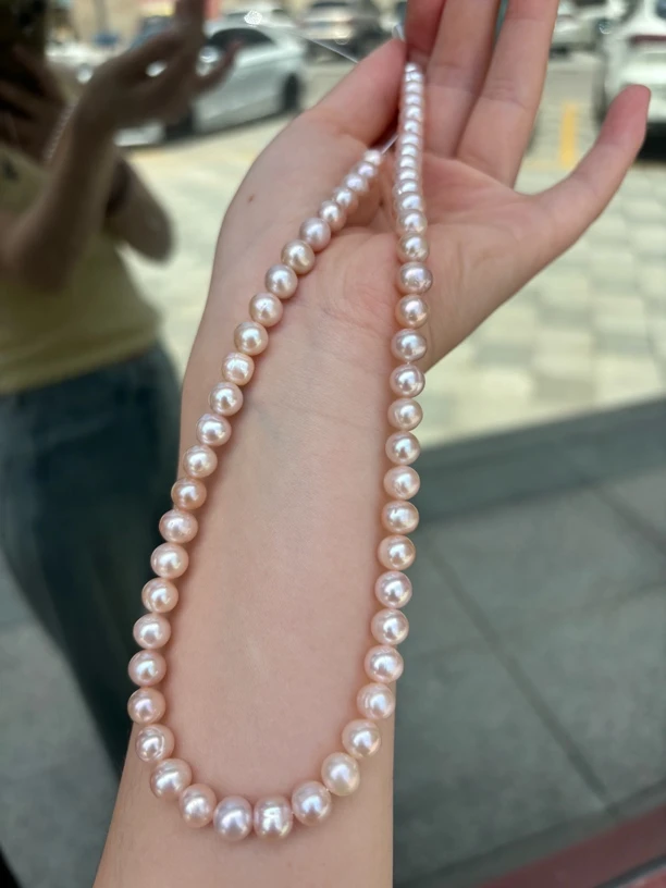 983天然珍珠金桔项链