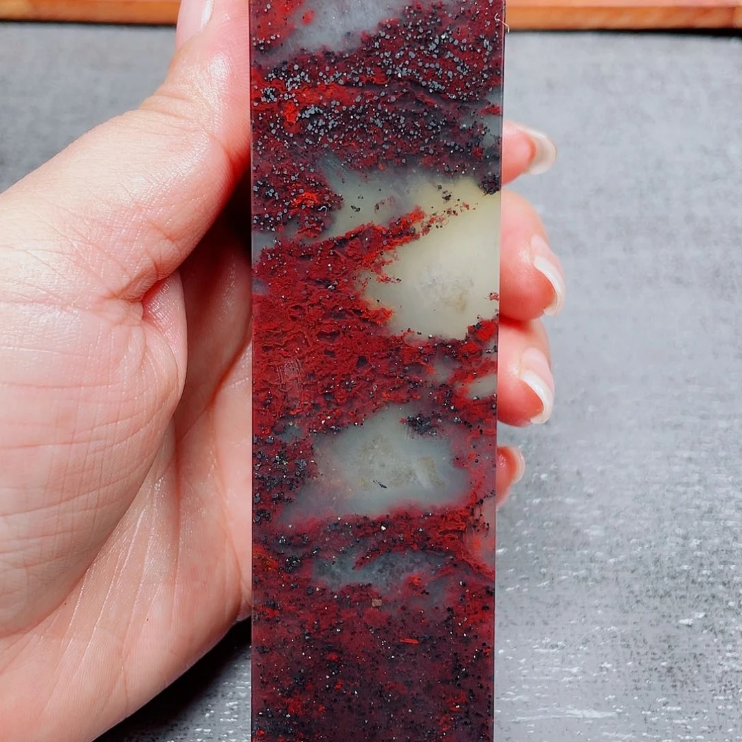 【闪购商品】玉桂林鸡血玉印章素章