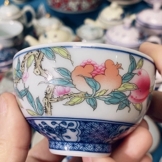 【闪购商品】景德镇陶瓷主人杯123445