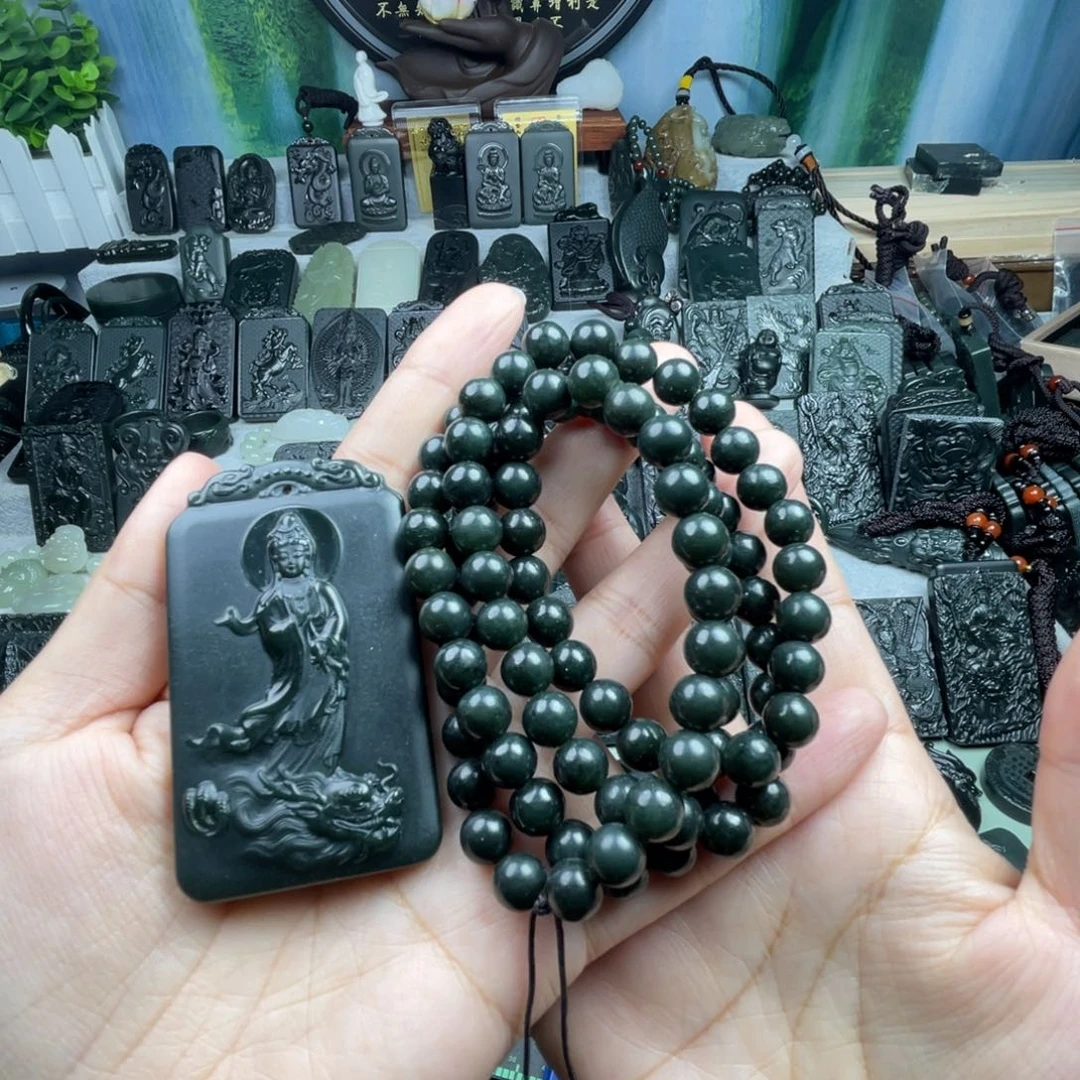 颈饰未镶嵌和田玉用****3