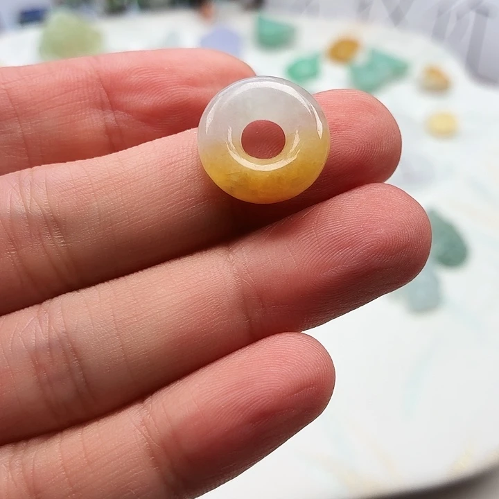 糖***糖吊坠(不含链)未镶嵌翡翠甜甜圈