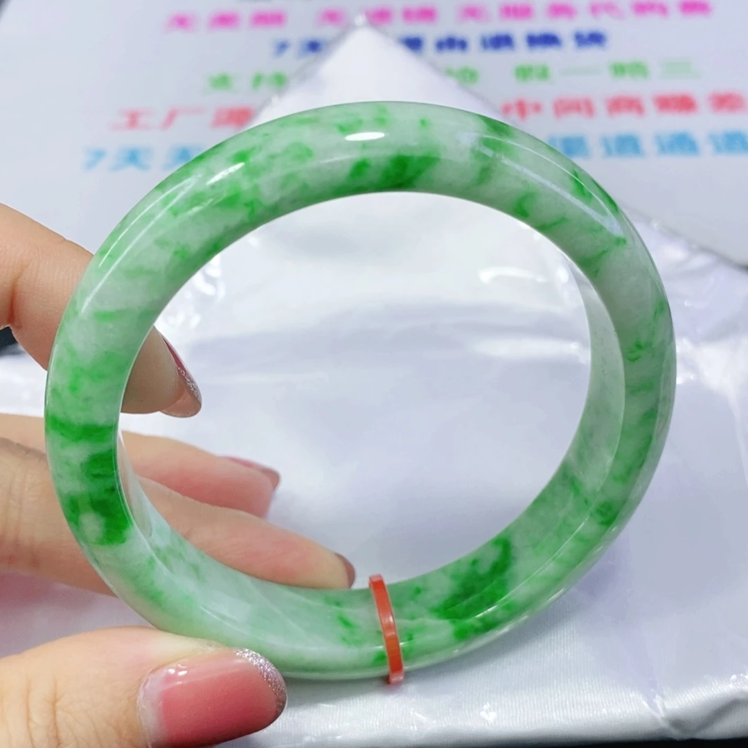 未镶嵌手镯翡翠60.6圈