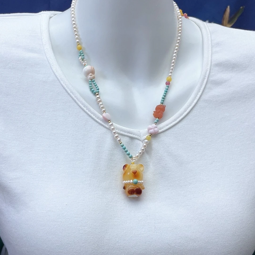 琥珀裸石未镶嵌蜜蜡