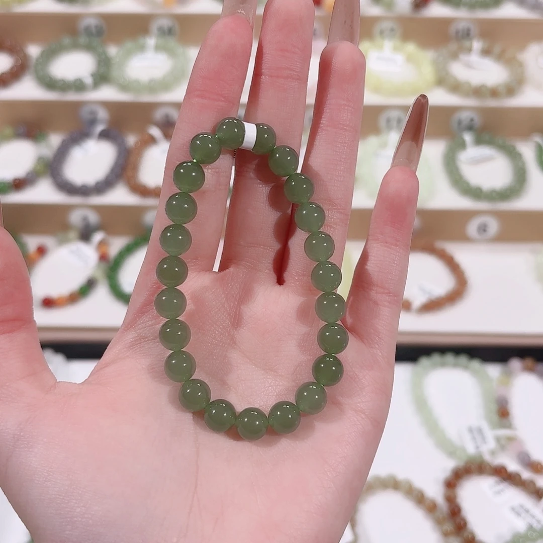 冰***心未镶嵌手串和田玉l