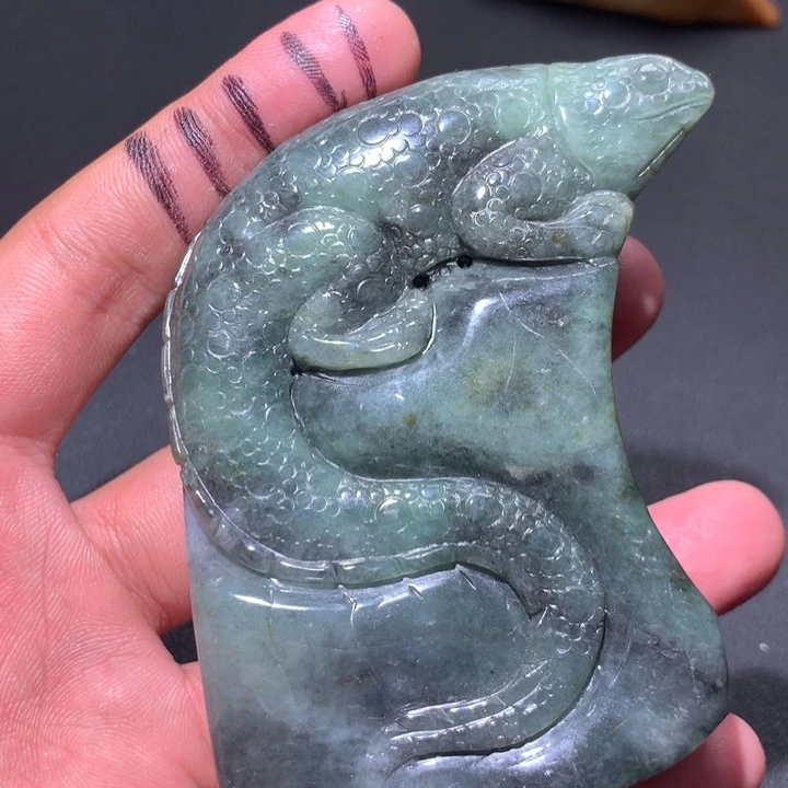 翡翠未镶嵌颈饰保真天然a货翡翠