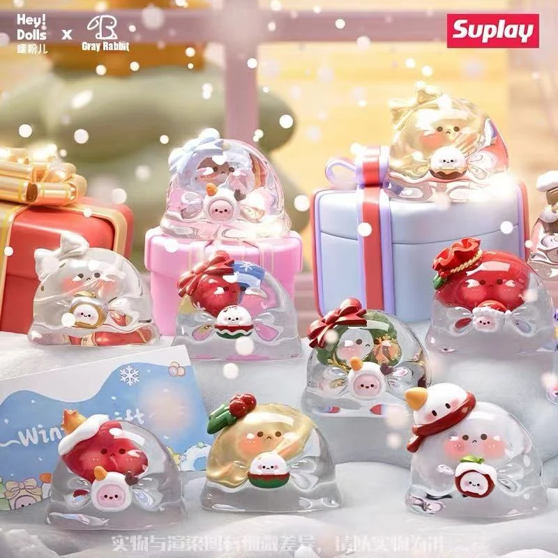 【小藤拆袋】Suplay水波蛋冬日礼物迷你盲袋潮玩萌粒可爱摆件