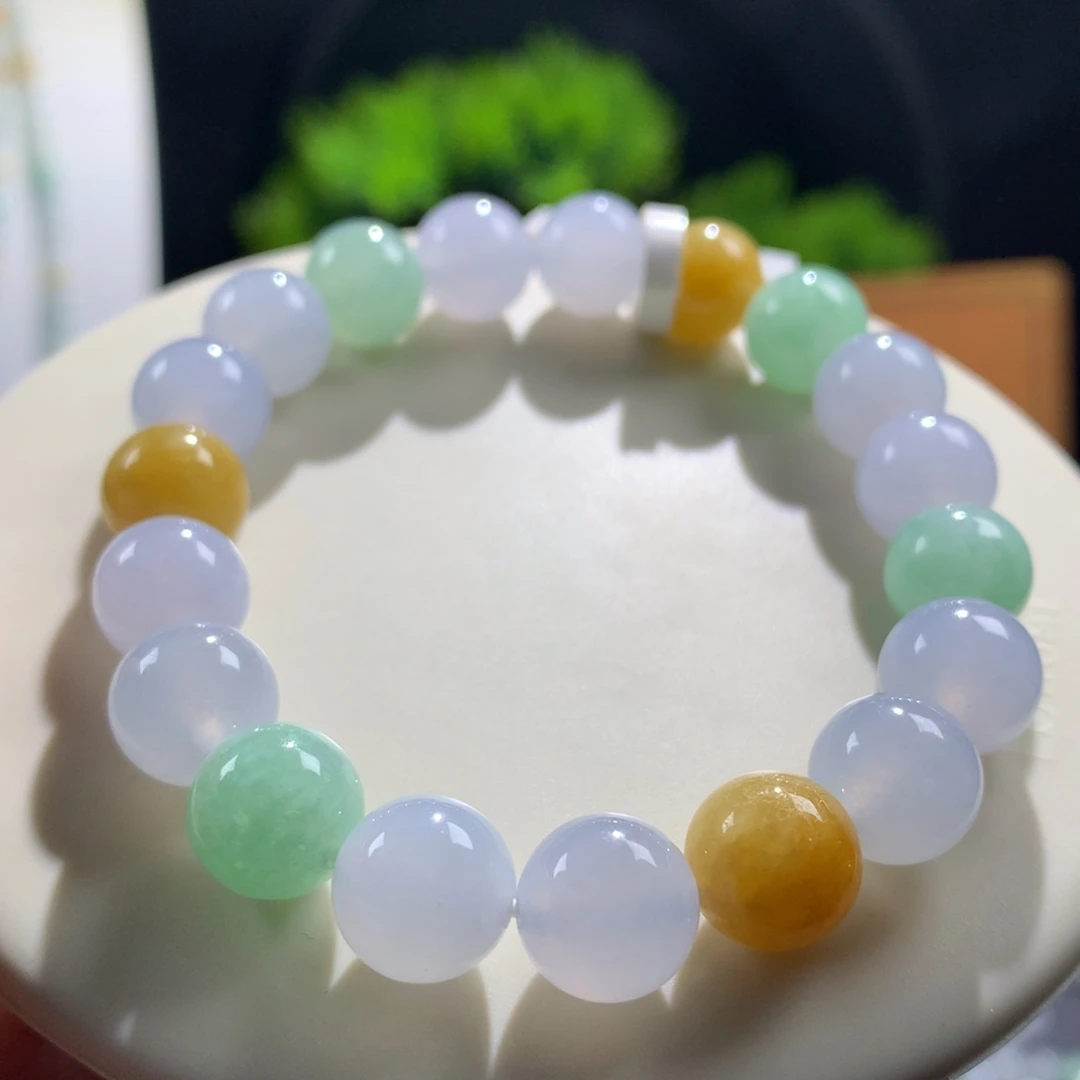 翡翠未镶嵌手链卡10