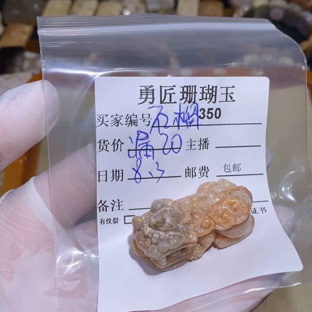 【闪购商品】硅化玉珊瑚玉未镶嵌石*