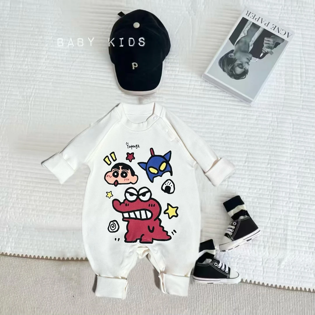 （四季款）开预春秋长袖婴儿连衣秋季韩版爬服哈衣宝宝春秋哈衣爬服