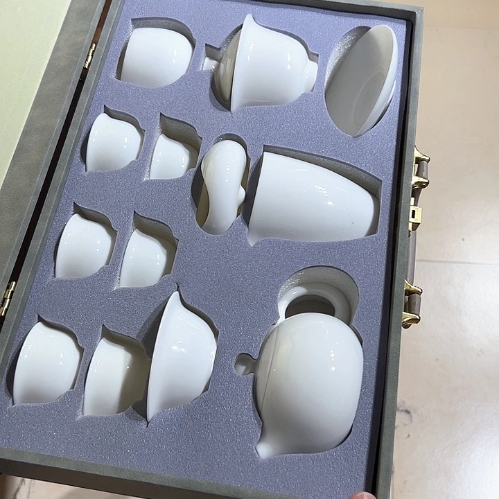 陶德化白瓷礼盒套装