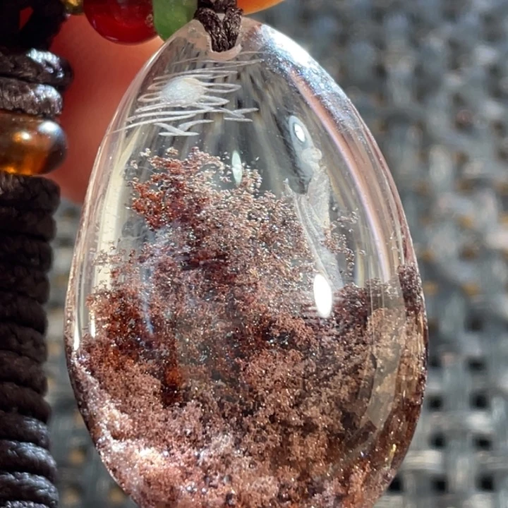 水晶吊坠(不含链)未镶嵌宙*