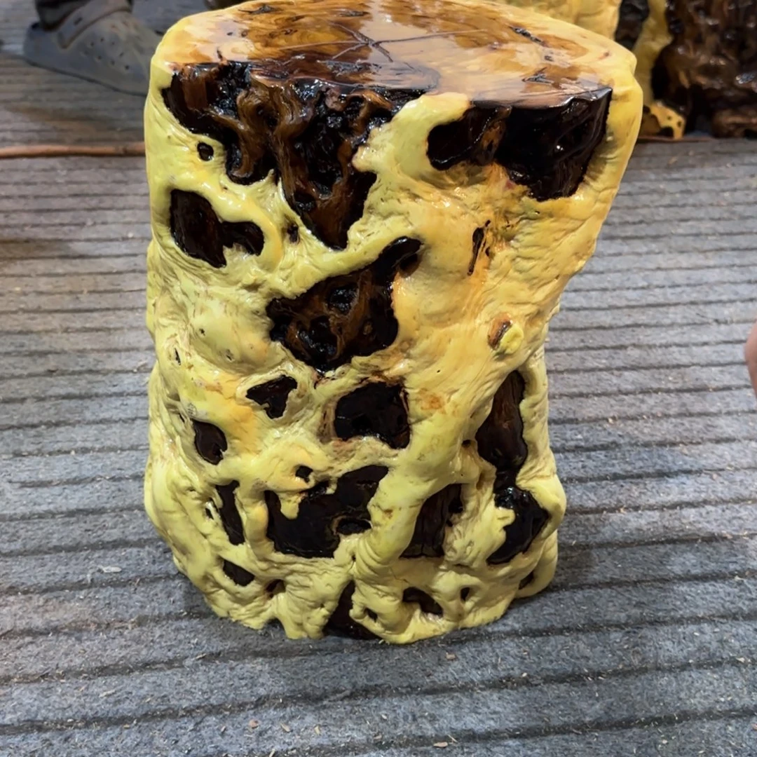 低***天龙纹鸡心枣木手工艺品