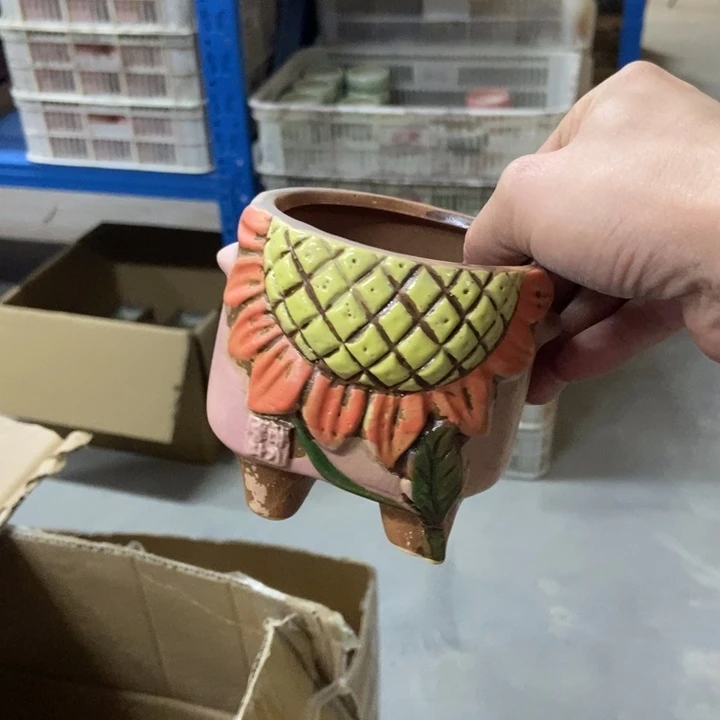 陶瓷花盆单场满9.9发10*9*9