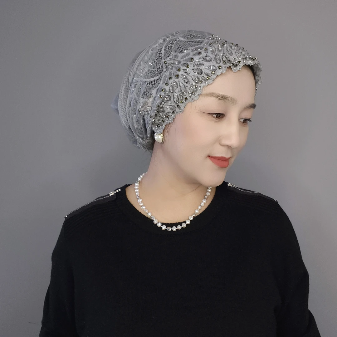 手工串珠工艺帽披肩帽
