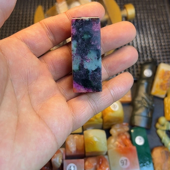 金***水印石昌化石闲章，平常心