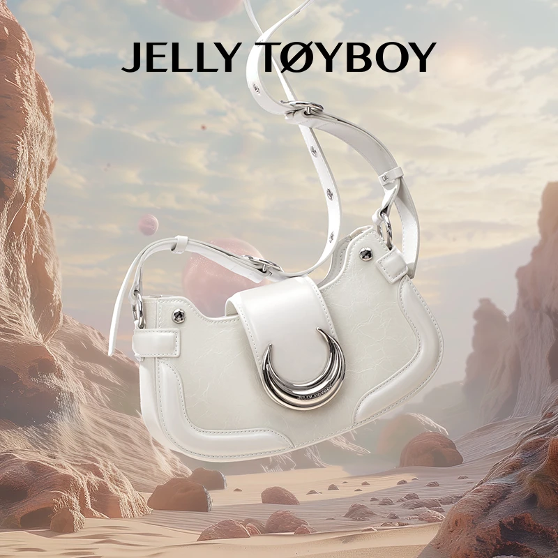 jtb包包心月包.新款时尚百搭斜挎包单肩包女包休闲包腋下包挎包