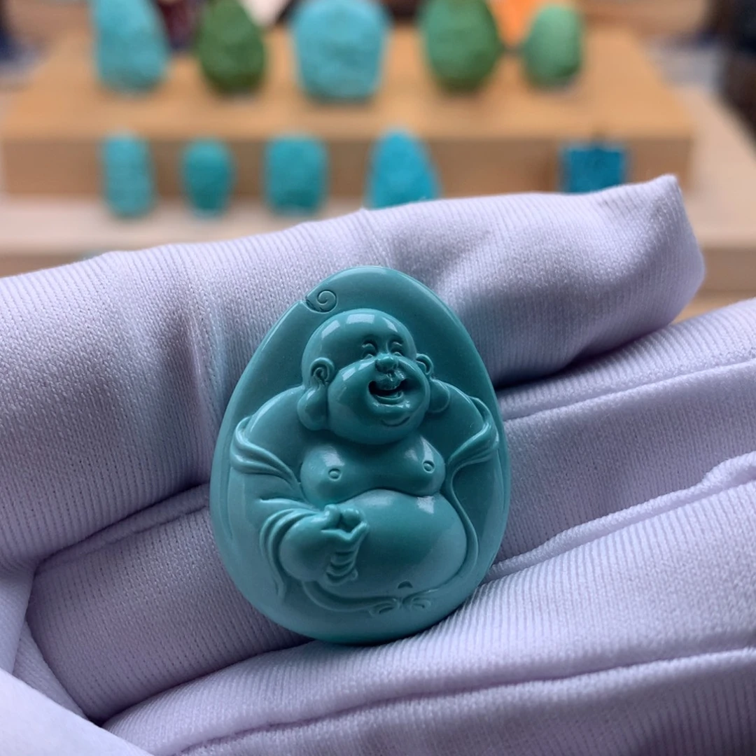 未镶嵌绿松石珠宝奇石