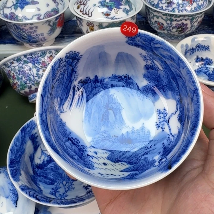 大帅景德镇手工手绘茶具249