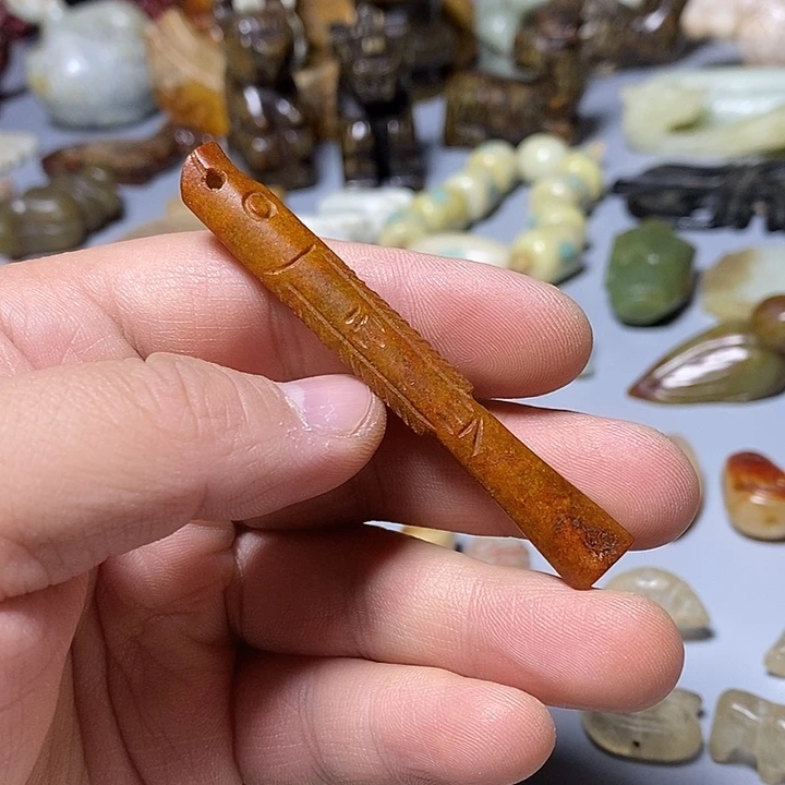 和田玉未镶嵌颈饰45